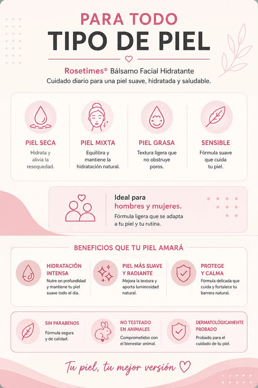 Bálsamo Facial Hidratante Antiarrugas en formato Stick — Rosetimes
