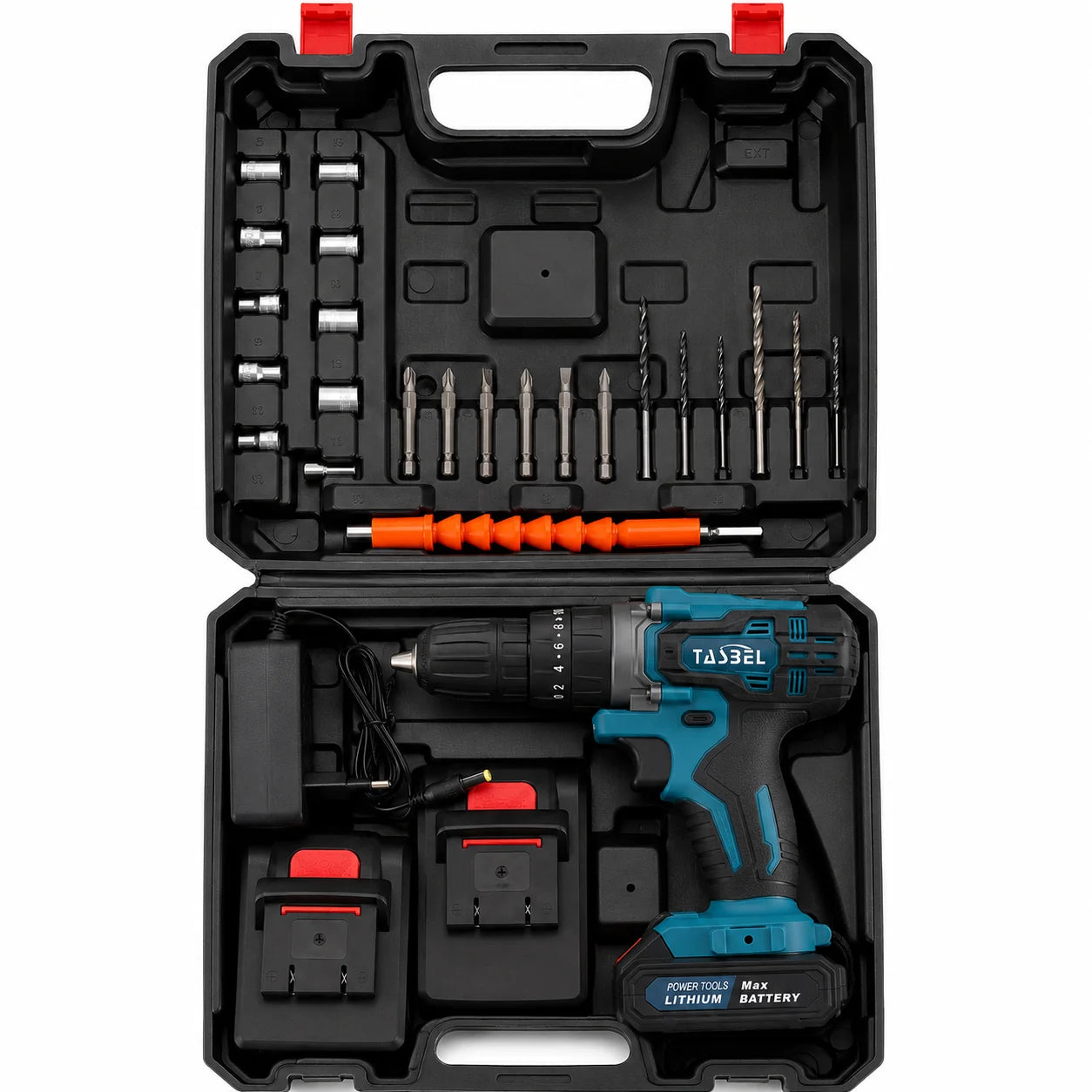 Taladro Inalámbrico Profesional 48V — Atornilla, Perfora y Construye Sin Cables