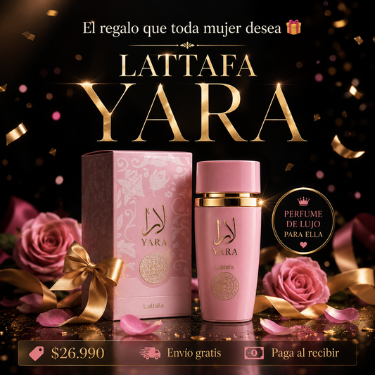 💗 Lattafa Yara Eau de Parfum — Perfume Femenino 100ml | Dulce, Sofisticado e Irresistible