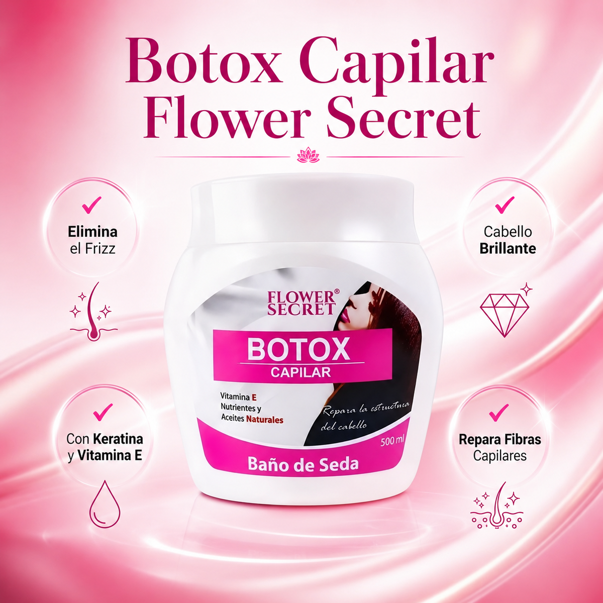 BOTOX CAPILAR BAÑO DE SEDA 500ml