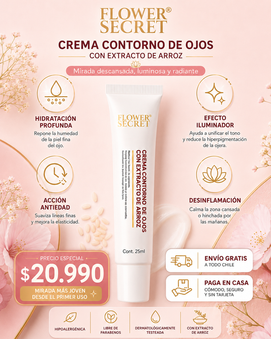 CREMA CONTORNO PARA OJOS DE ARROZ