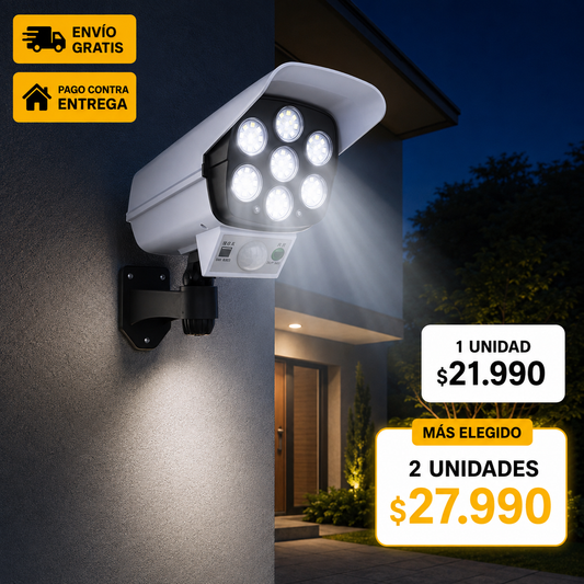 foco solar tipo camara